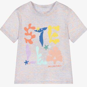 NWT Stella McCartney Kids Seaweed Logo Print T-Shirt